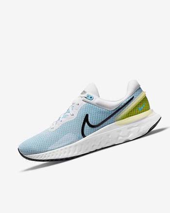 Nike React Miler 3 Blancos Azules Negros | MX 3249